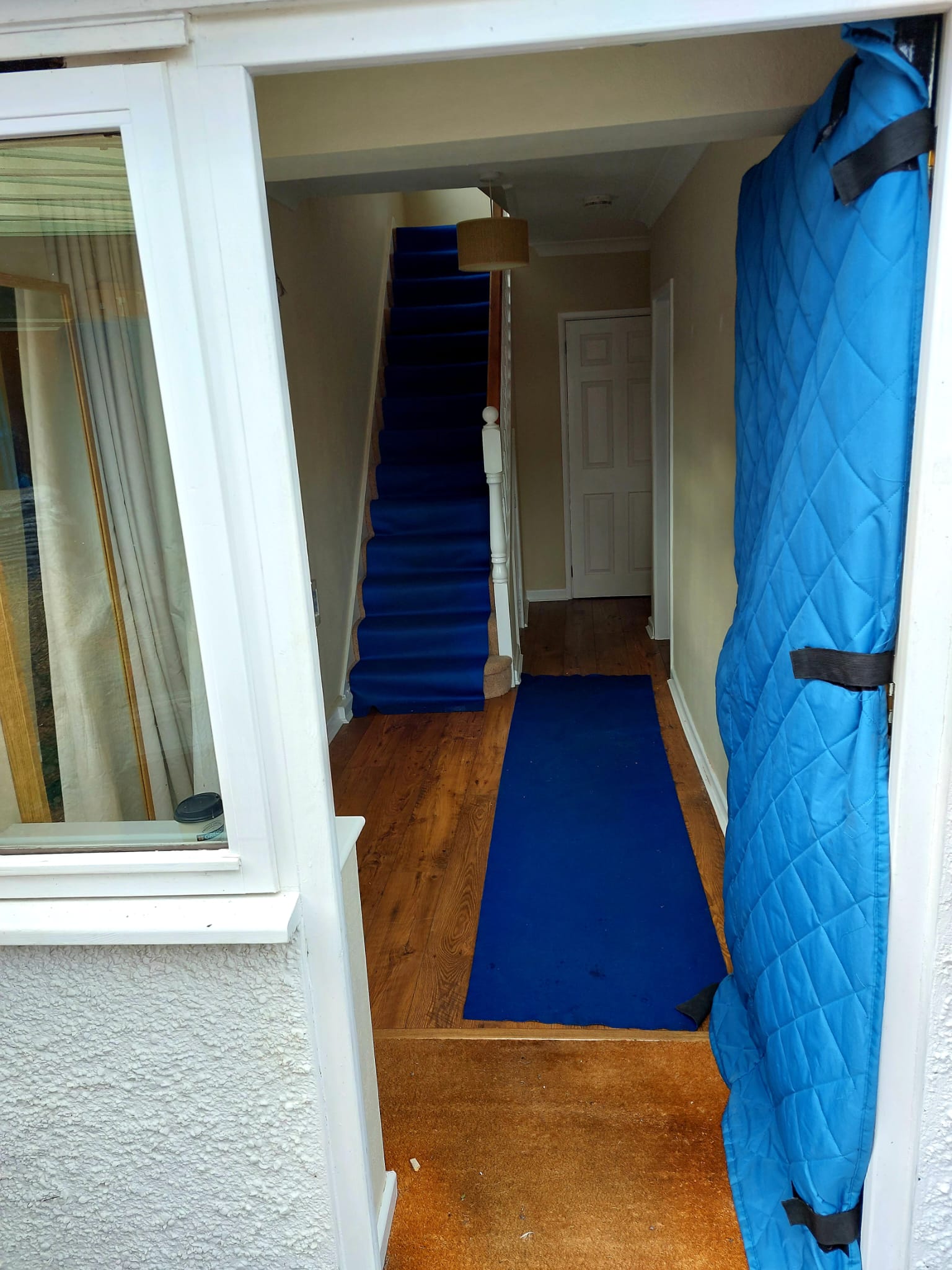 Door protection during move